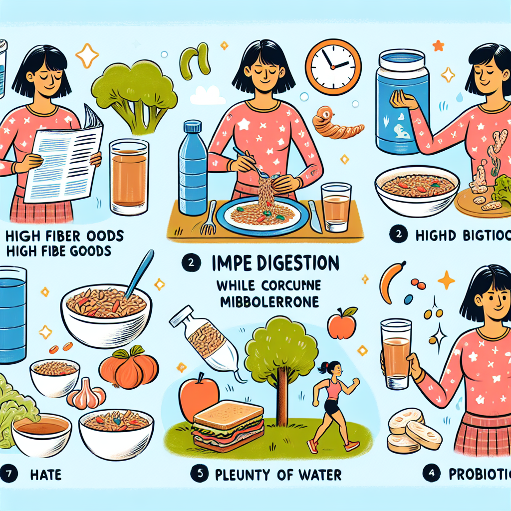 Cómo mejorar tu digestión mientras tomas Mibolerone