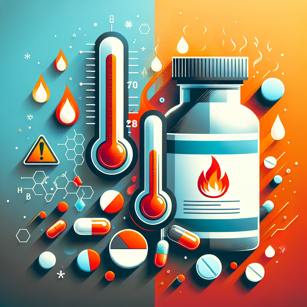 ¿Esteroides orales puede causar aumento de temperatura corporal?