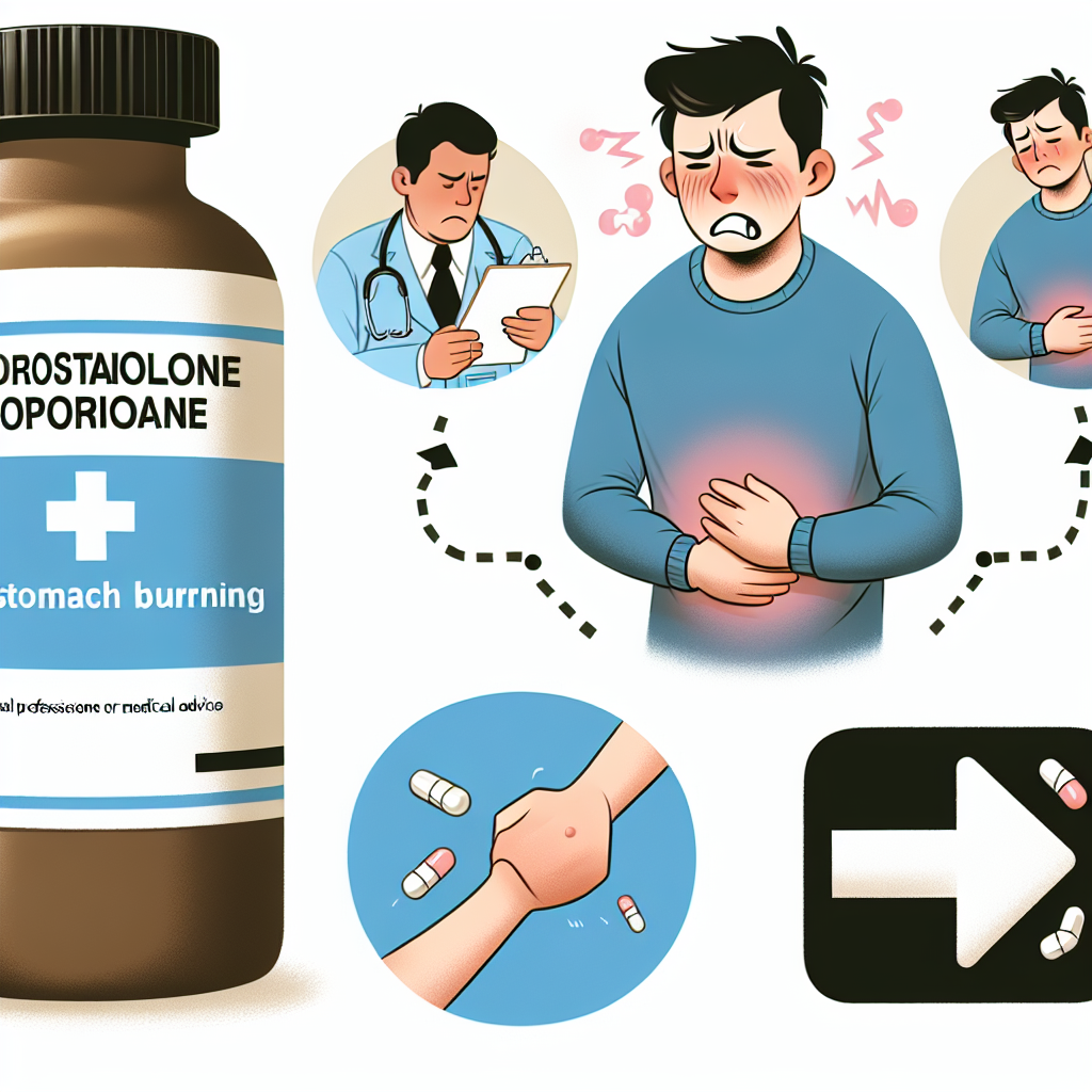 Qué hacer si Propionato de drostanolona causa ardor estomacal