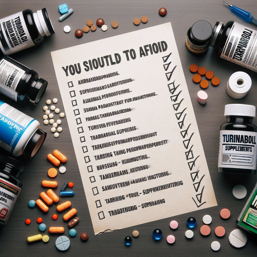 Qué suplementos debes evitar al tomar Turinabol