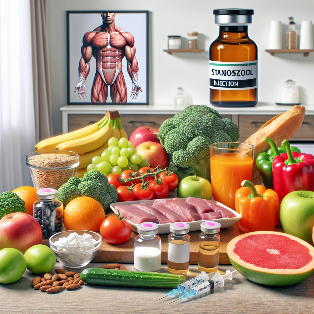 Dieta recomendada durante el uso de Inyección de estanozolol