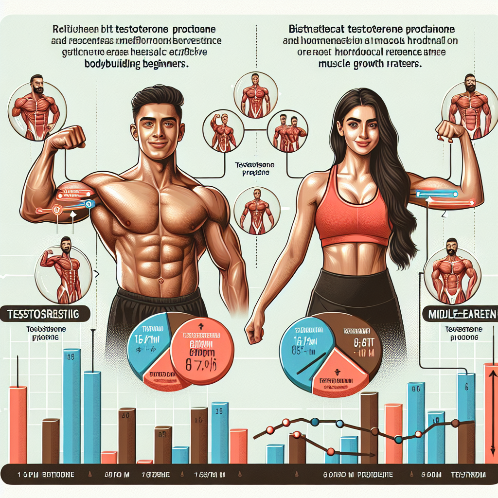 Propionato de testosterona y ritmo de crecimiento muscular en principiantes