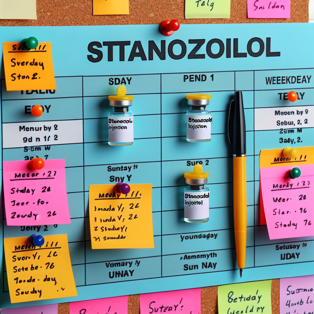 Protocolos semanales con Inyección de estanozolol
