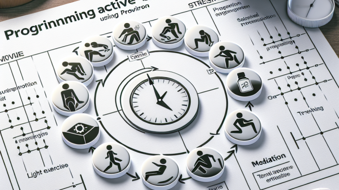 Cómo programar descansos activos mientras usas Proviron