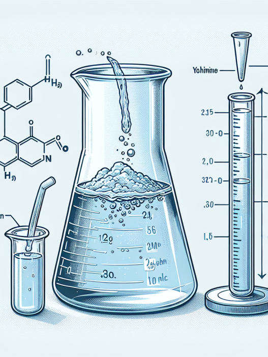 Cuánto líquido se retiene usando Yohimbine chlorine