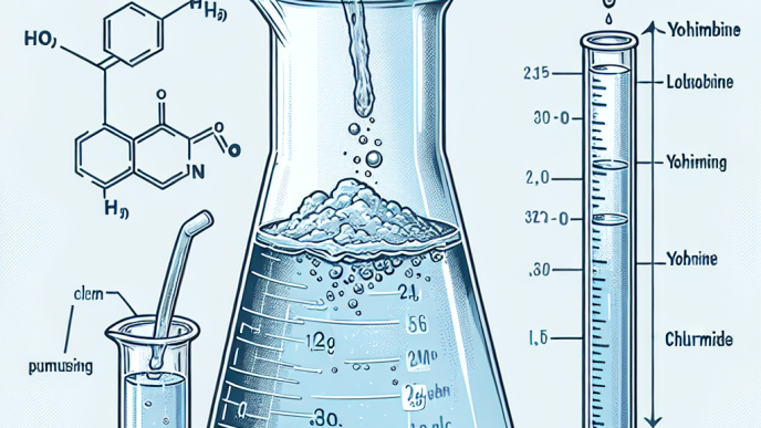 Cuánto líquido se retiene usando Yohimbine chlorine