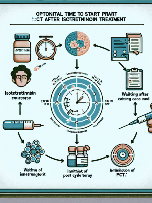 Mejor momento para iniciar PCT tras Isotretinoina
