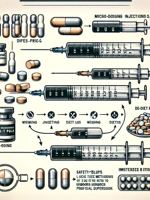 Protocolos de microdosis con Inyecciones y pastillas para adelgazar