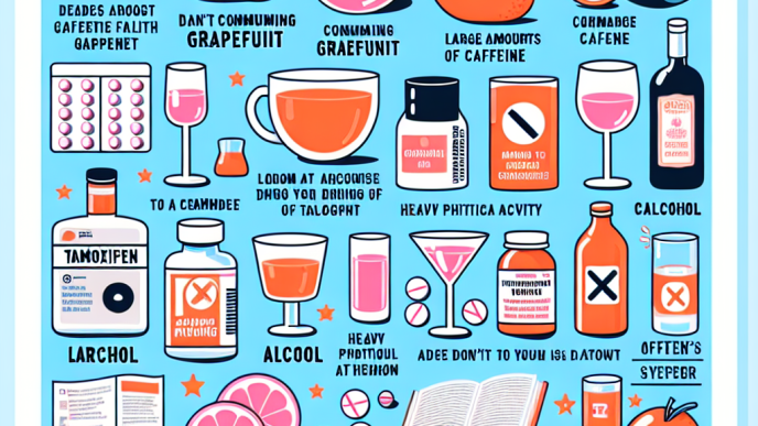 Qué evitar hacer justo después de tomar Tamoxifeno