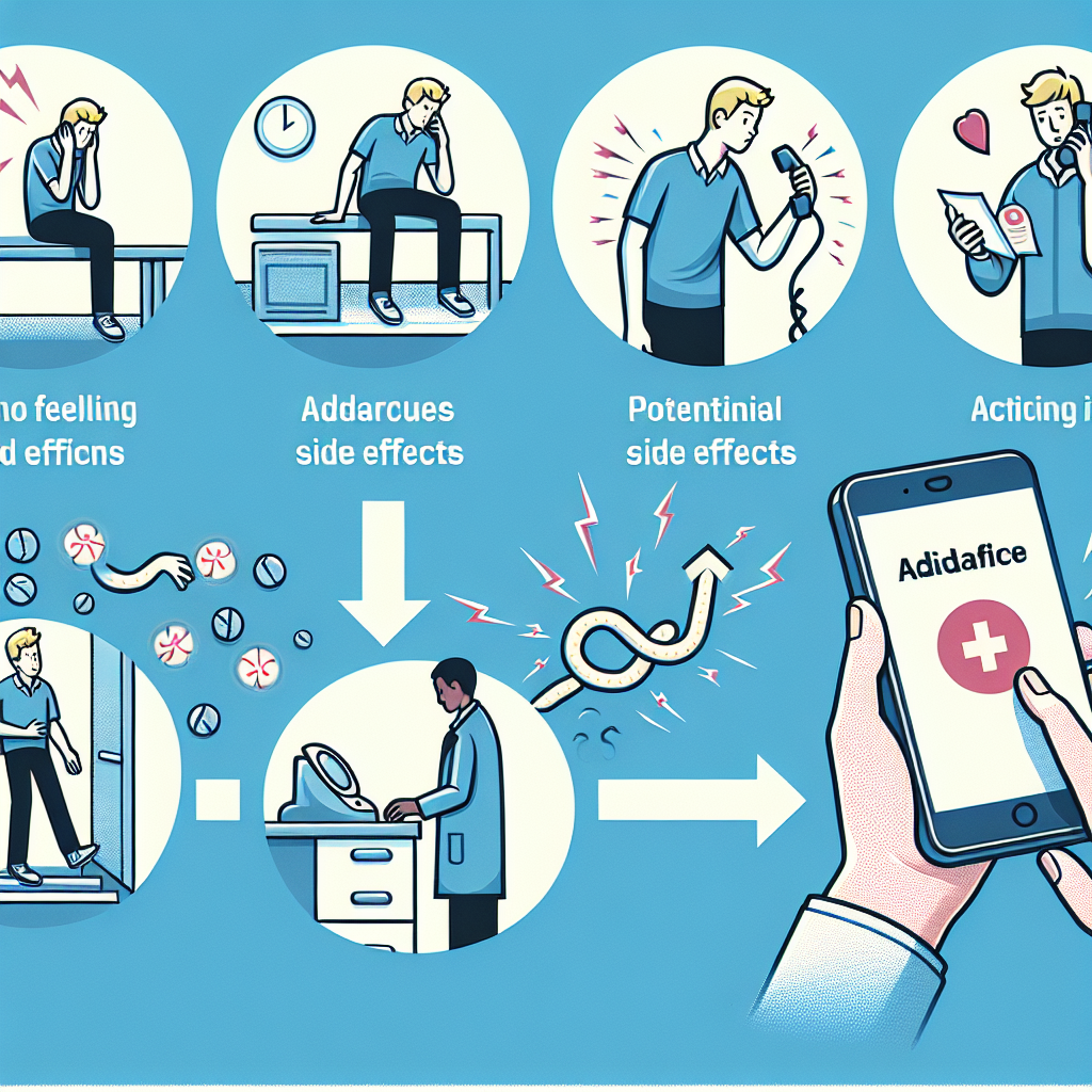 Qué hacer si aparecen efectos adversos con Tadalafil