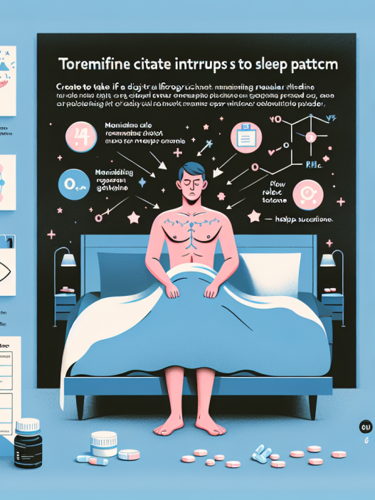 Qué hacer si Citrato de toremifeno interrumpe tu patrón de sueño