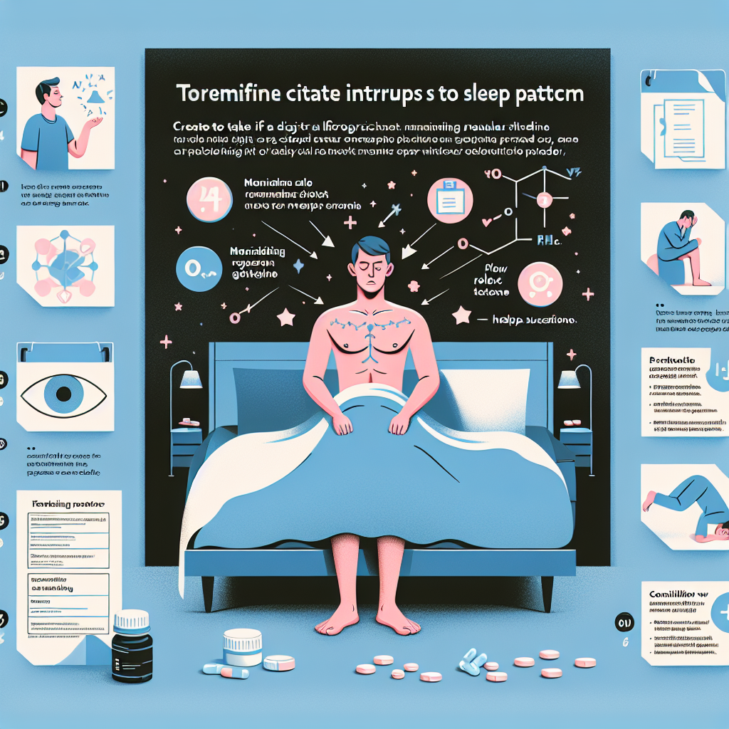 Qué hacer si Citrato de toremifeno interrumpe tu patrón de sueño