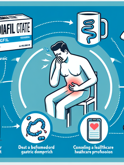 ¿Qué hacer si Sildenafil Citrate (Viagra generic) causa molestias gástricas?