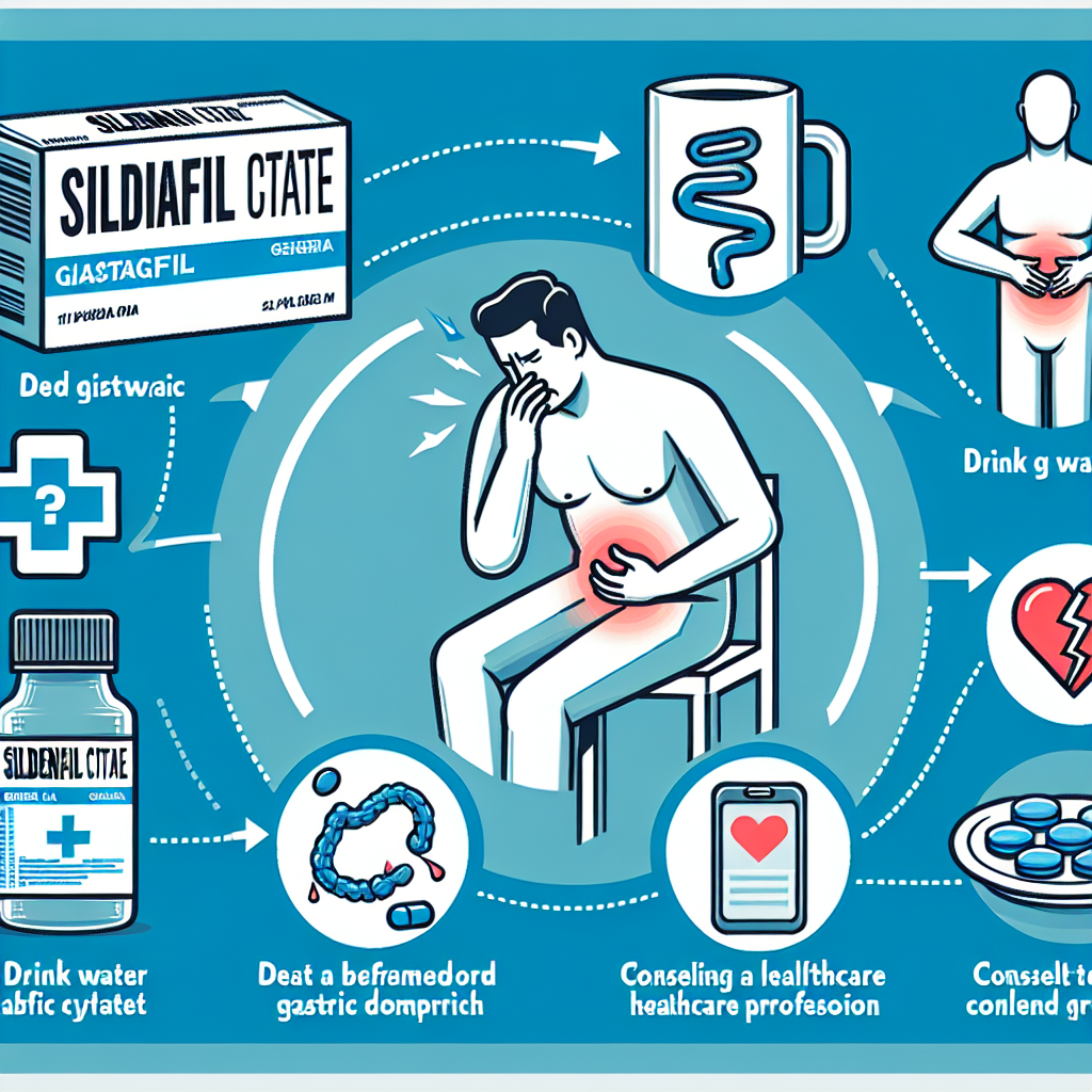 ¿Qué hacer si Sildenafil Citrate (Viagra generic) causa molestias gástricas?