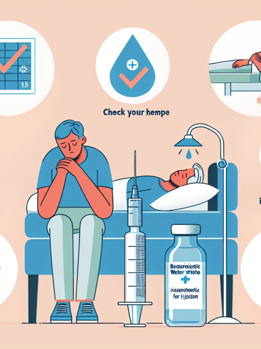 Qué hacer si te sientes enfermo usando Agua bacteriostática para inyección