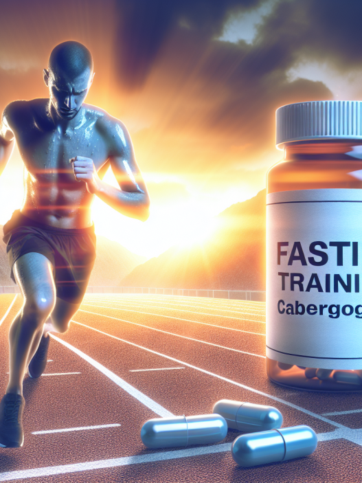 Cabergolina y entrenamiento en ayunas