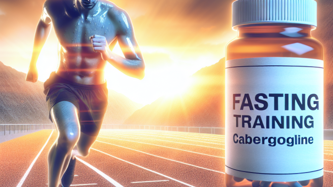 Cabergolina y entrenamiento en ayunas