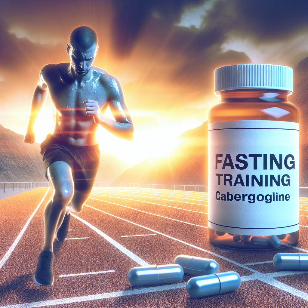 Cabergolina y entrenamiento en ayunas