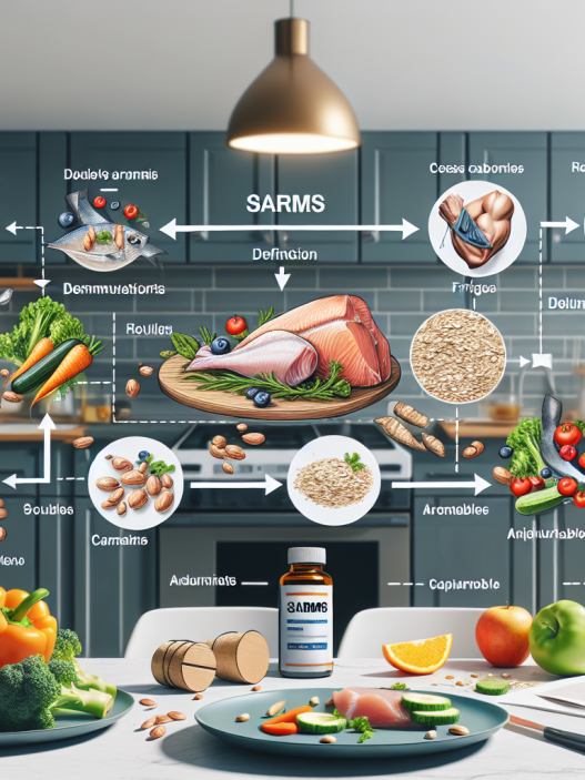 Cómo ajustar la dieta con SARMs para definición