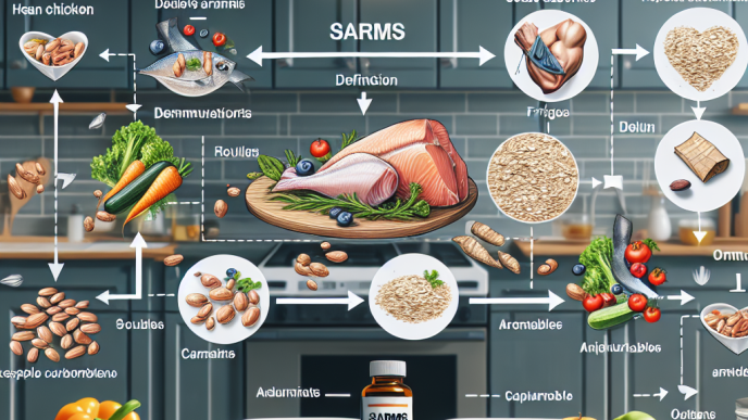 Cómo ajustar la dieta con SARMs para definición