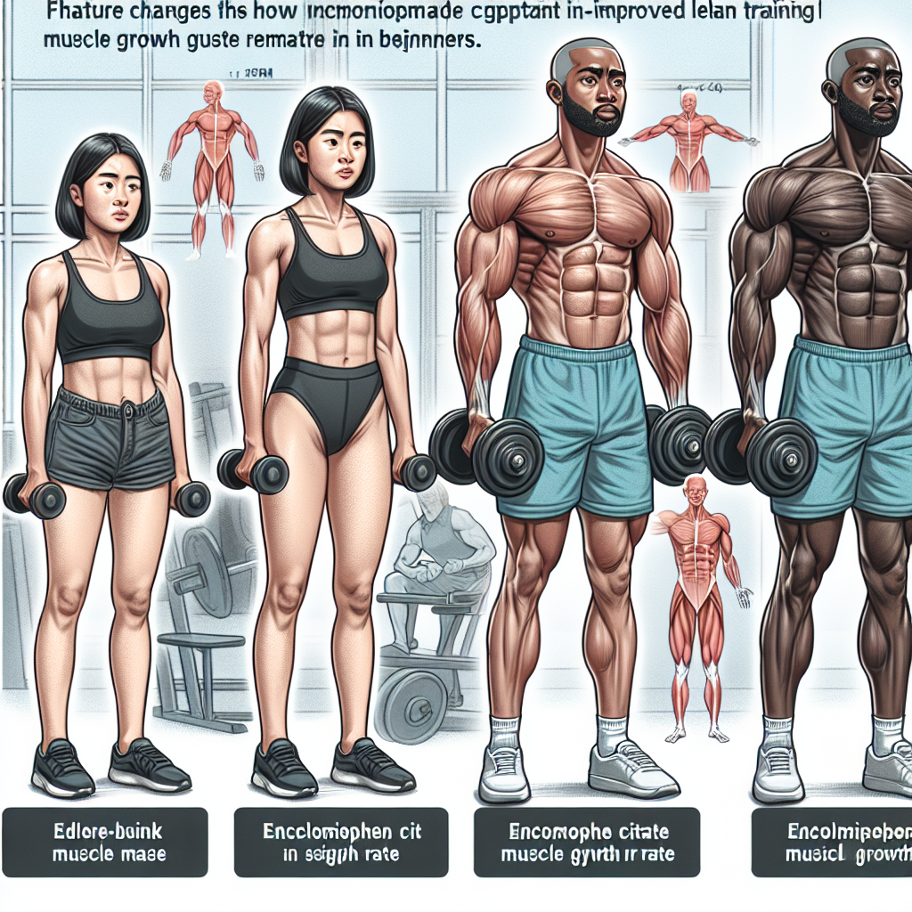 Enclomiphene citrate y ritmo de crecimiento muscular en principiantes