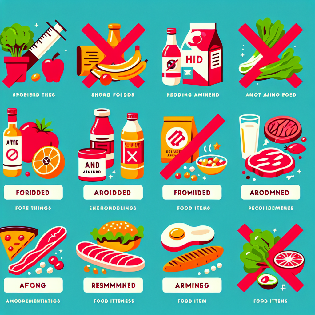 Qué alimentos debes evitar durante el ciclo con Aminoácidos