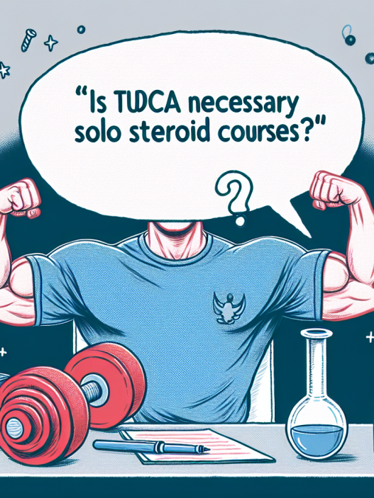 ¿Se necesita TUDCA con Esteroides Cursos en solitario?